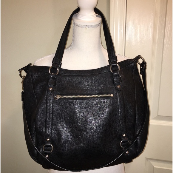 COACH Alexandra Pebbled Leather Shoulder/Crossbody Bag - Picture 1 of 15